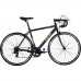 produto Bicicleta Caloi 10 - A14 Aro700, Câmbio Shimano Torney, Quadro Alumínio 6061, Pedivela Shimano Torney - Preto e Dourada
